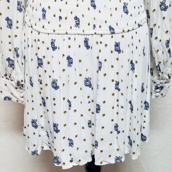 FREE People Two Faces Ruched Waist Mini Dress - Picture 12 of 16